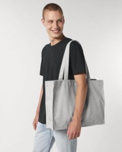 shopping bag grijs