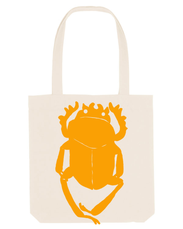 Kever canvas tote bag geel