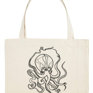 Octopus canvas tas