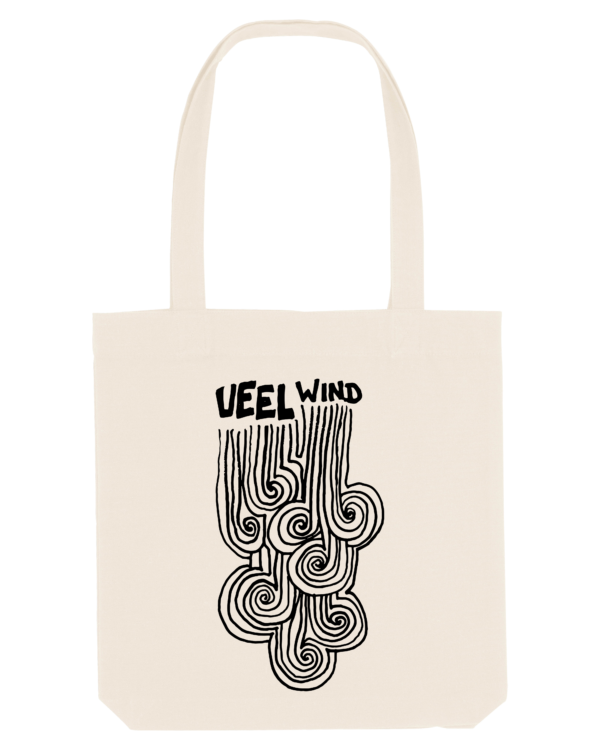 Veel wind canvas tas wit